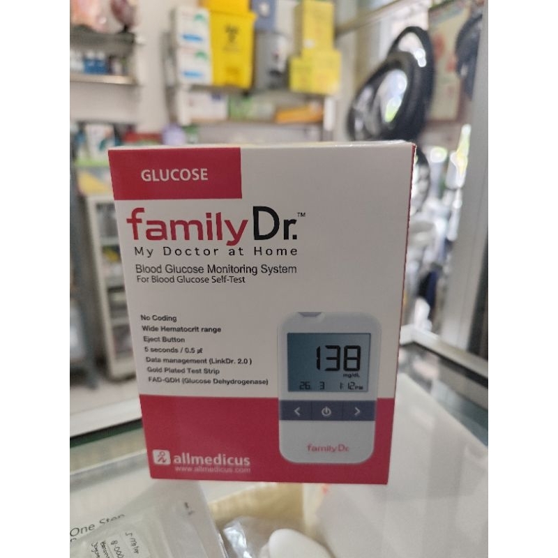Alat test gula darah Family Dr