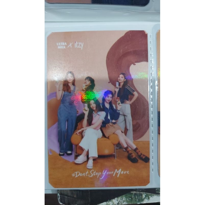 ITZY x ULTRA MILK PHOTOCARD