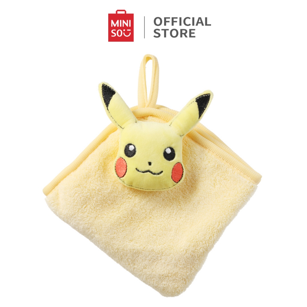 Miniso x Pokémon Series Handuk Tangan Hand Towel Handuk Gantung Toilet Penyerapan Air Cepat Ringan d