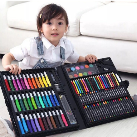 

BS514 Crayon Set 150 Pcs / Art Set / Peralatan Gambar Set / Alat lukis