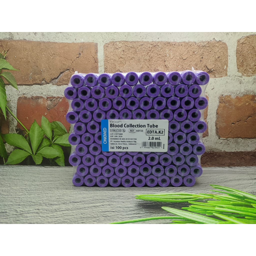 Tabung EDTA K2 2ml Pet Onemed