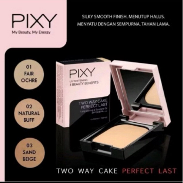 PIXY TWO WAY CAKE PERFECT LAST || BEDAK PIXY TWC || BEDAK PADAT PIXY