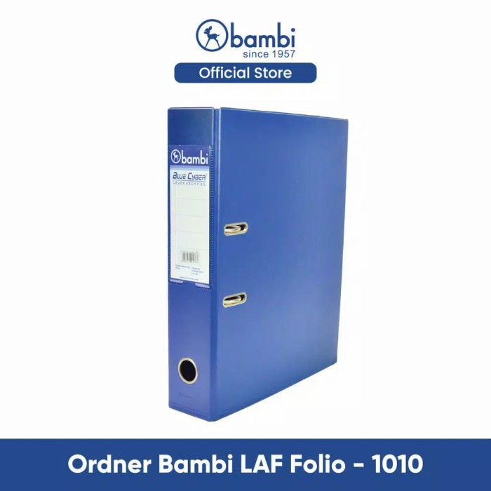 

Ordner Bambi 1010 Folio ( BIRU ) 70 mm ( PCS ) Promo Discount