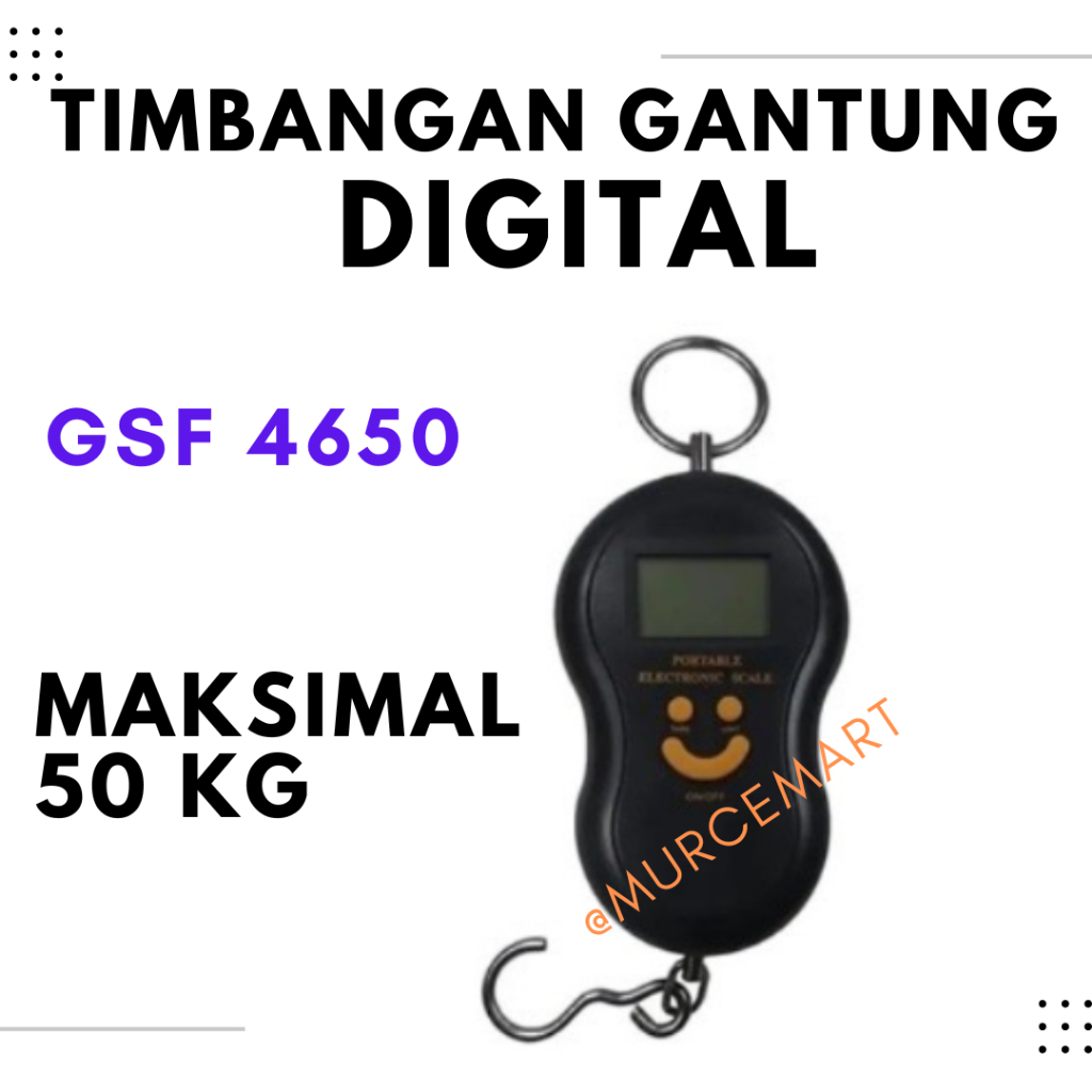 [MURCE MART] TIMBANGAN GANTUNG DIGITAL GSF G4650 TIMBANGAN GANTUNG DIGITAL SMILE GSF G4650 TIMBANGAN