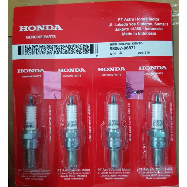 N2 PATI MOTOR Busi AHM U20EPR9 Kharisma. Beat. Vario. Supra x 125 BUSI KHARISMA BEAT VARIO SUPRA X 1