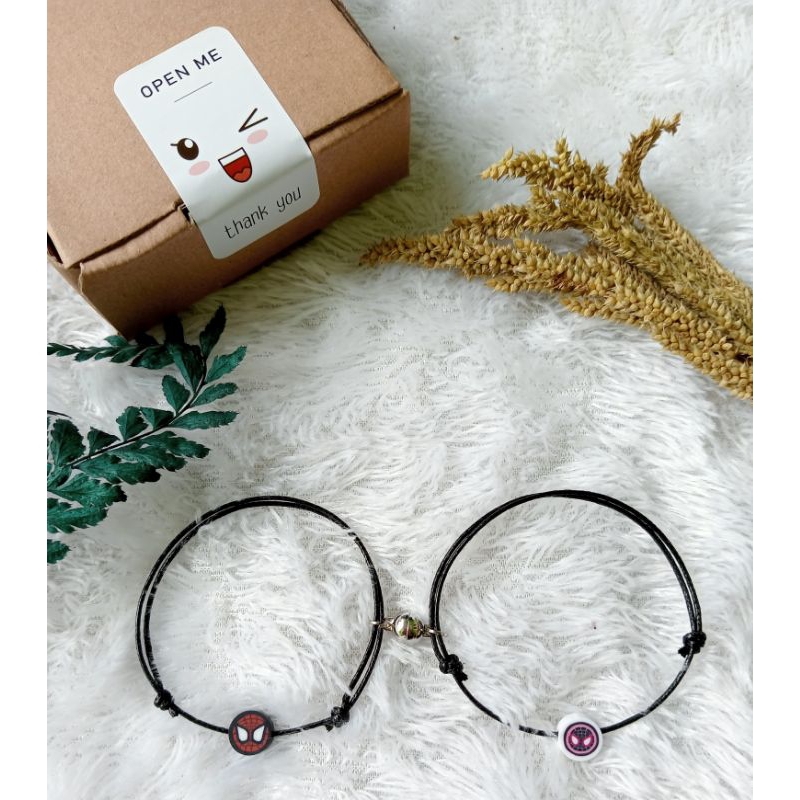 Gelang couple Spiderman/ Gelang Spiderman/ Gelang couple/ Gelang magnet