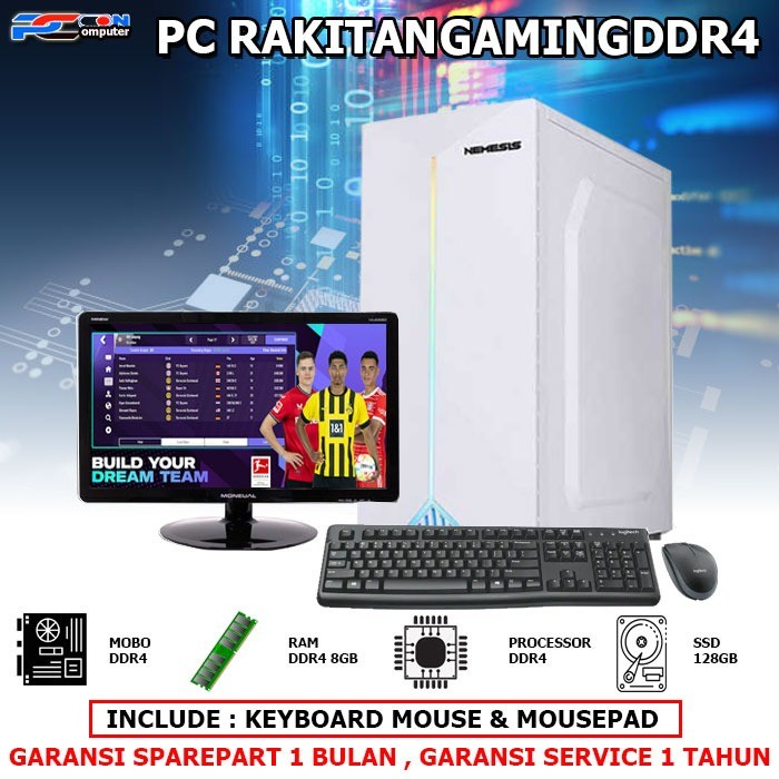 PC RAKITAN GAMING 1151 DDR4 KOMPUTER/ OFFICE