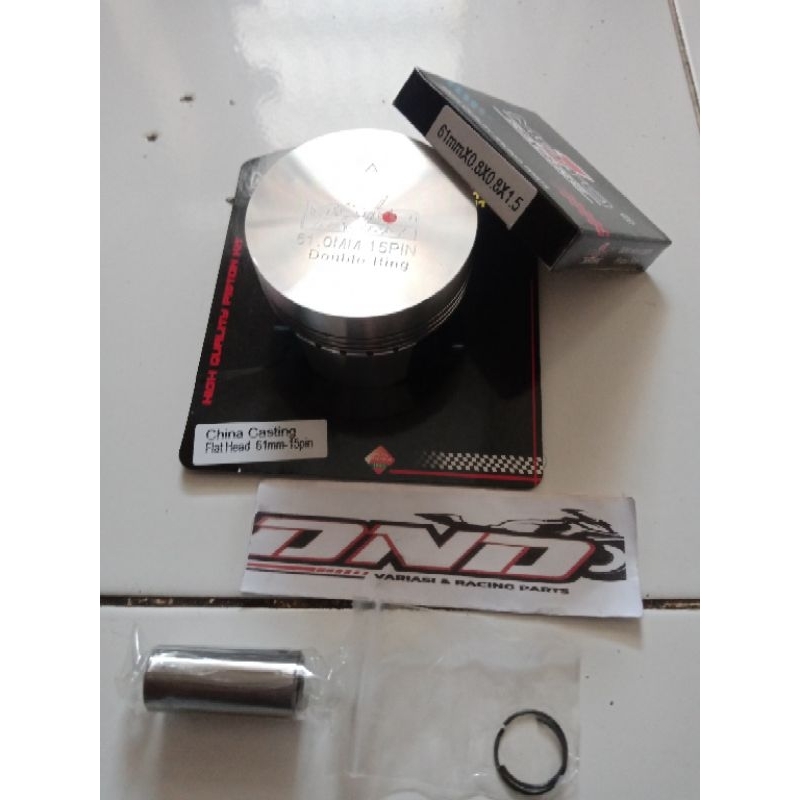 MOTO1 Piston casting 61mm pin 15/Piston 61 pen 15/Piston kit casting moto1 61mm pin 15