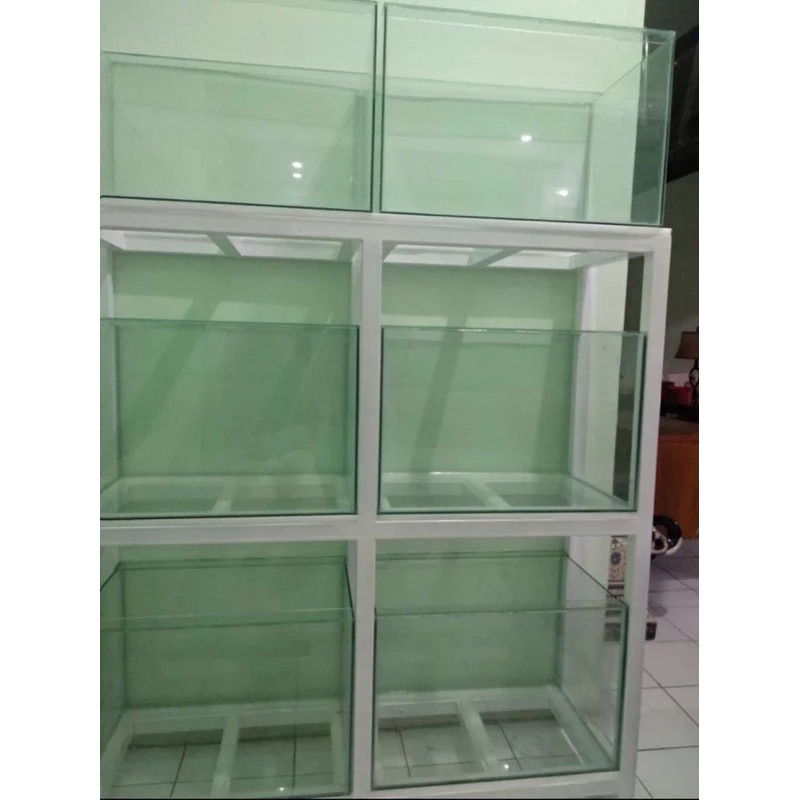 Aquarium kaca 80x40x40