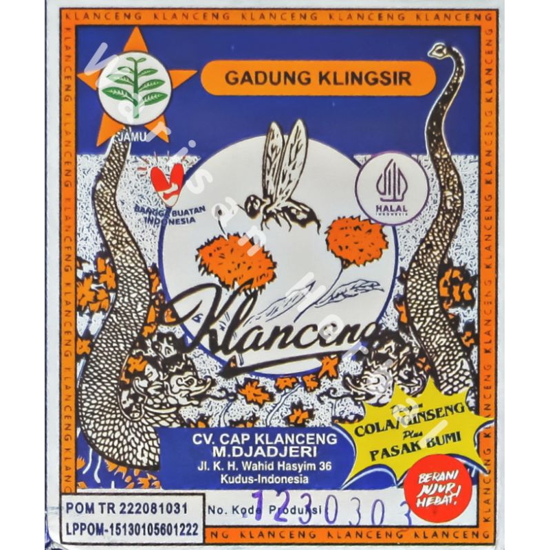 

Jamu Gadung Klingsir