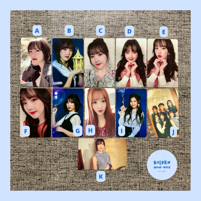 [READY STOCK] Photocard GFRIEND 6th Mini Album Time For The Moon Night TFTMN Sowon Yerin Yuju Sinb U
