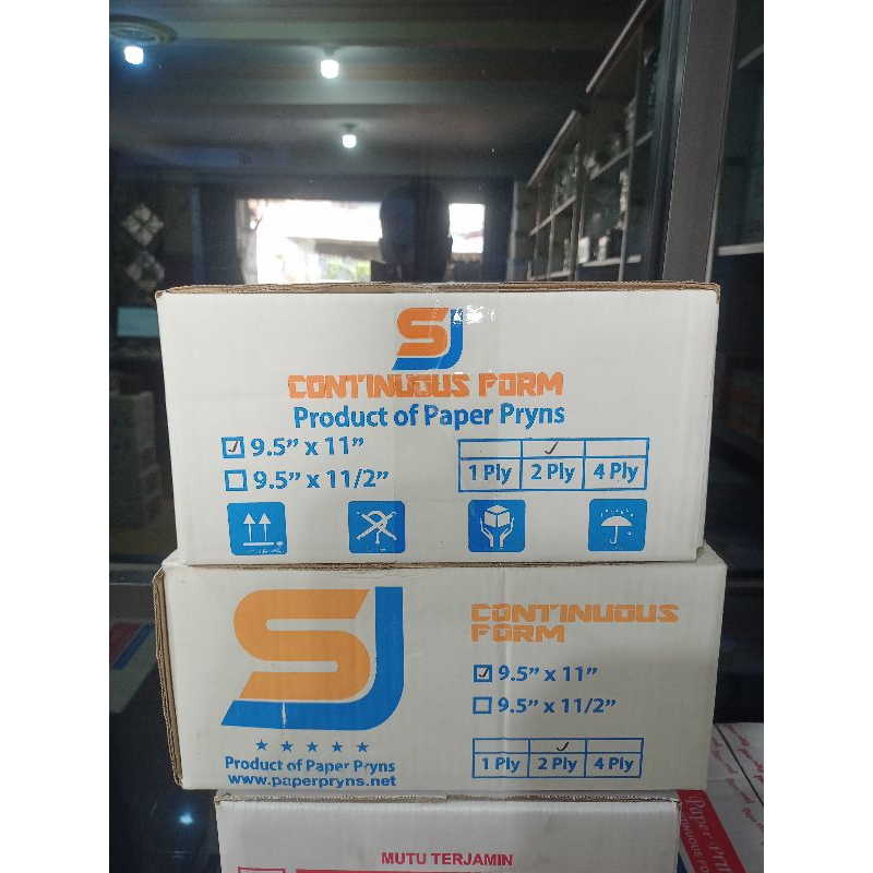 

CONTINUOS FORM SJ STANDAR 9,5 X 11 2PLY NCR