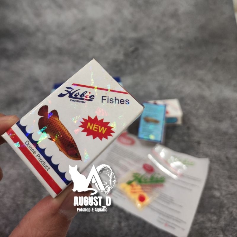 Hobie Fishes Arwana Original. Pil Hobies Original Multivitamin Penambah Nafsu Makan Ikan