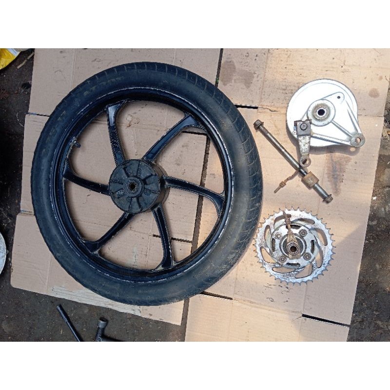 VELG BELAKANG SORA PALANG 6 PNP SUPRA GRAND (MOTOR BEBEK)