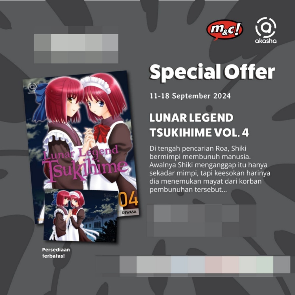 Komik Lunar Legend Tsukihime 4 (SPECIAL OFFER) by SASAKISHONEN/TYPE MOON