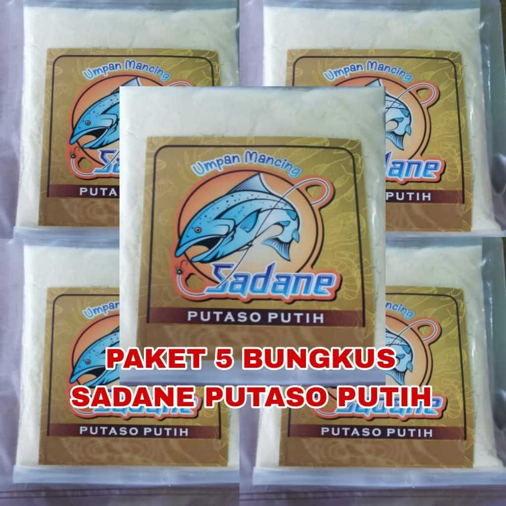 PAKET 5 PCS UMPAN MANCING SADANE PUTASO PUTIH