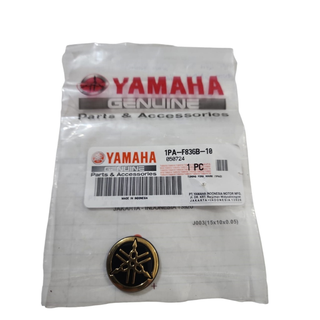 EMBLEM VIXION MODEL GARPU TALA WARNA GOLD EMAS ORIGINAL 1PA-F836B-10