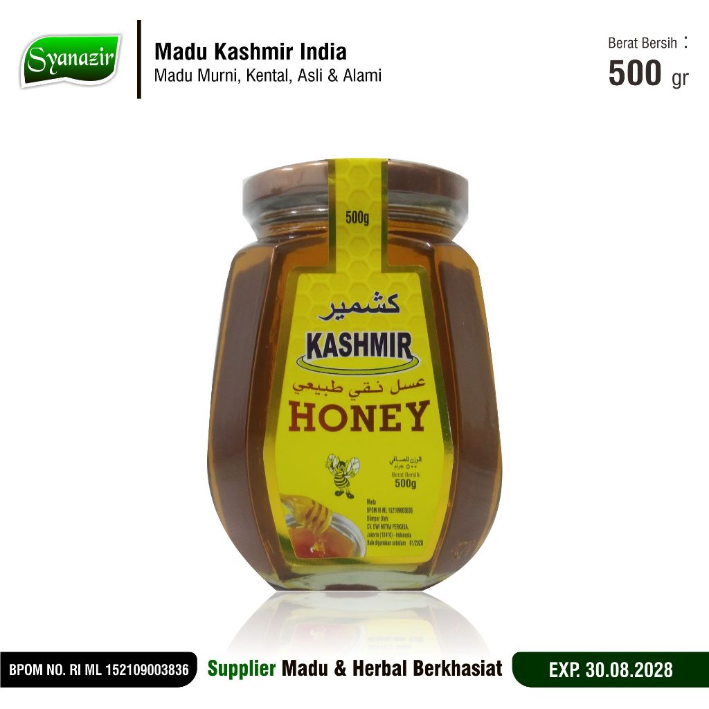 

Madu Kashmir 500 gr Asli, Murni, Alami