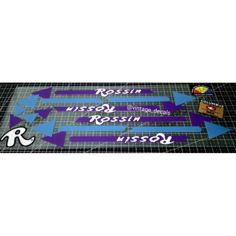 decals replacement ROSSIN pursuit aero max