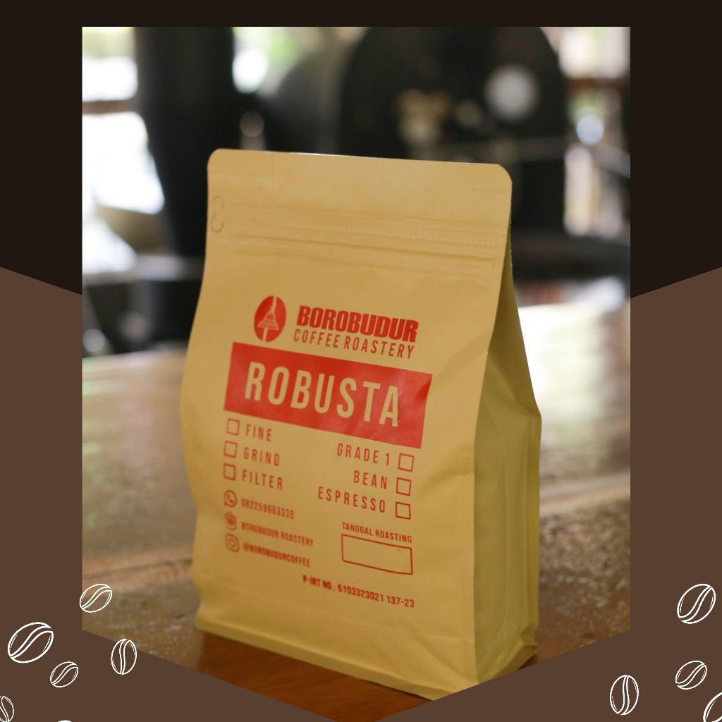 

1kg Kopi Robusta Temanggung Roasting Grade1 Komersial Biji Bubuk Enak - 250 GRAM, Bubuk Grade1