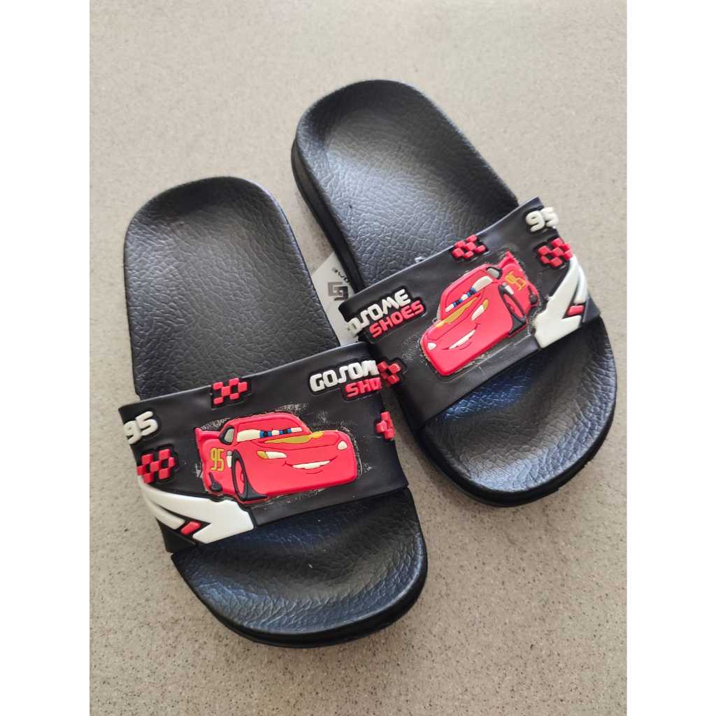 Sandal Laki-Laki Car Mc Queen Kecil Pilon Gosome 928 Ukuran 24-29