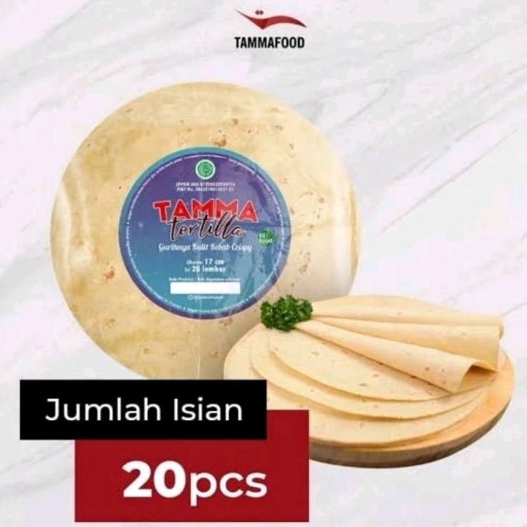 

Tamma Kulit Kebab Tortilla 17cm isi 20