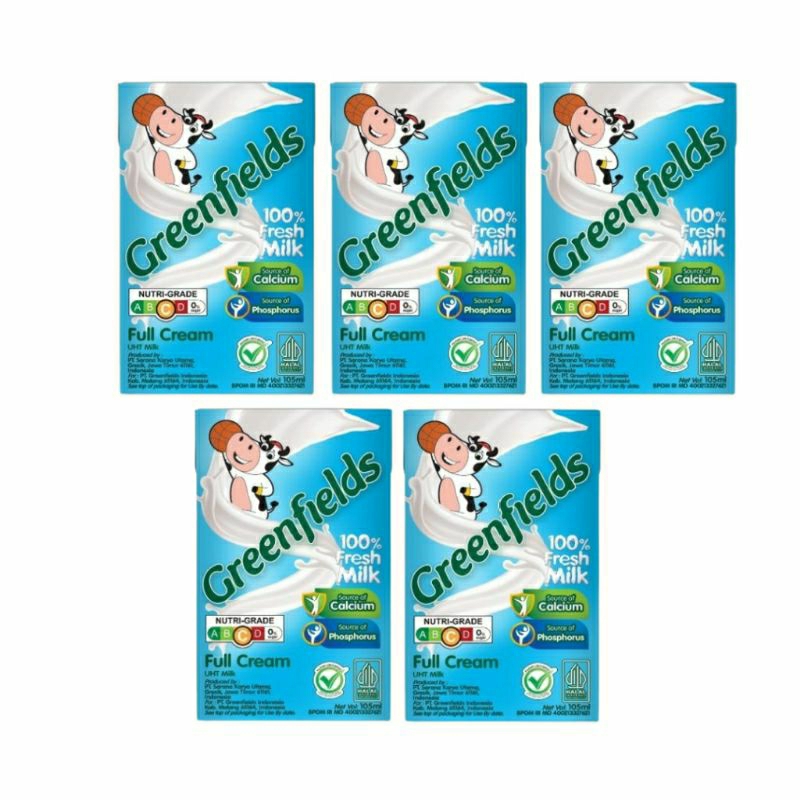 

SUSU UHT GREENFIELDS 105ML 5PCS
