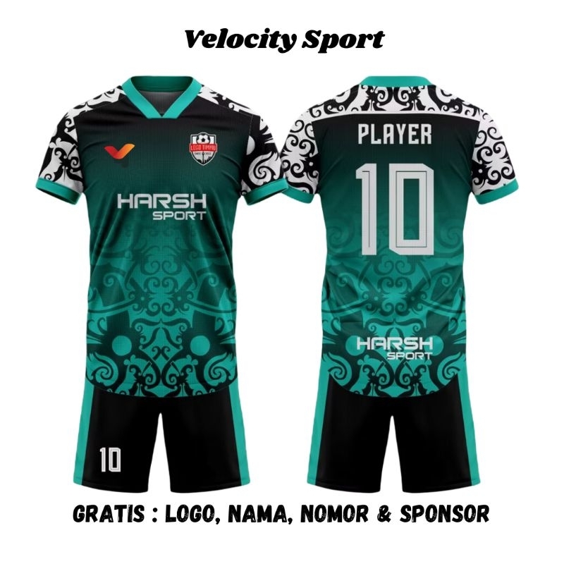 Custom Jersey Printing Futsal Sepak Bola Voli Badminton Football Volly Volley Bulutangkis Gaming Esp