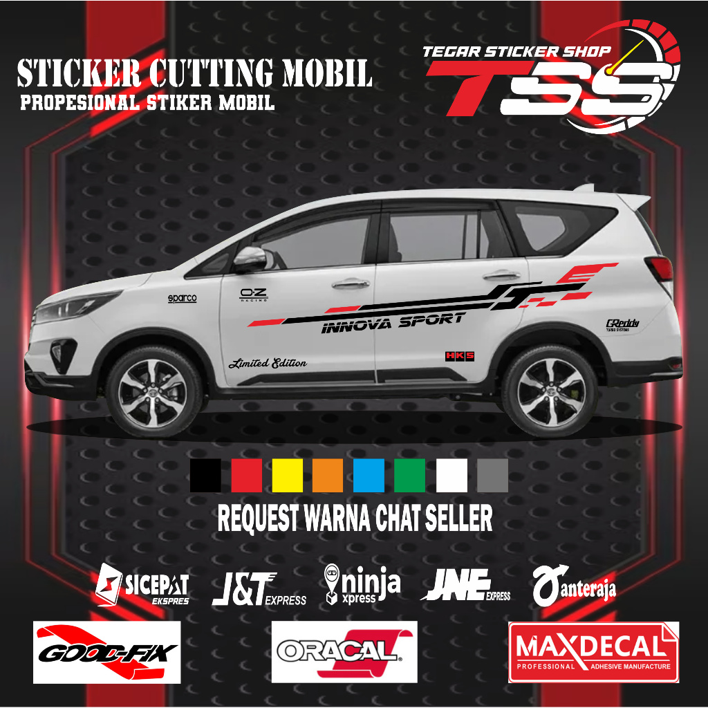 sticker mobil innova sticker mobil toyota innova sticker lis mobil sticker motif variasi body mobil