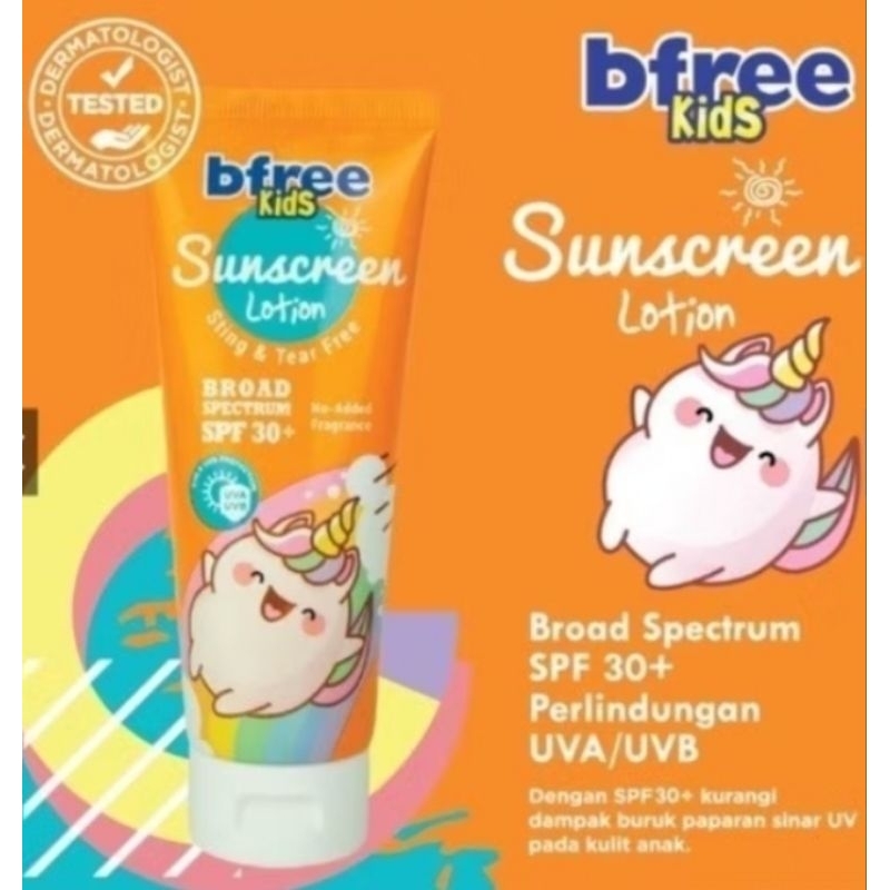L01 - Sun screen anak BFREE Sunscreen anak / lotion anak Kids Lotion Lembut Melembabkan Kulit Anak