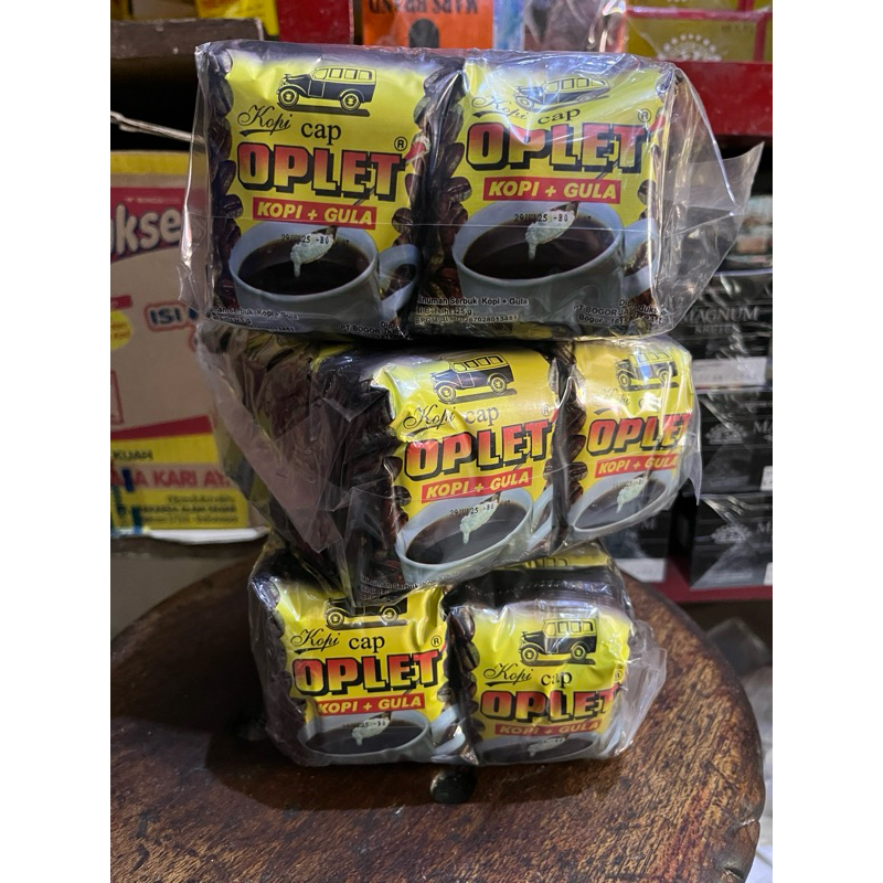 

Kopi Cap Oplet Plus Gula/kopi hitam plus gula isi 20sachet
