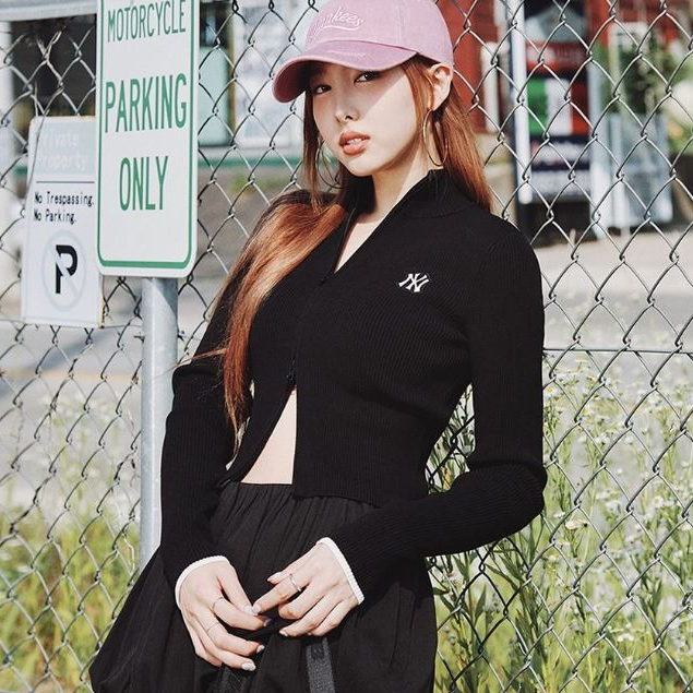 Varsity MLB Korea Zip-Up Cardigan New York Yankees ORIGINAL 100%