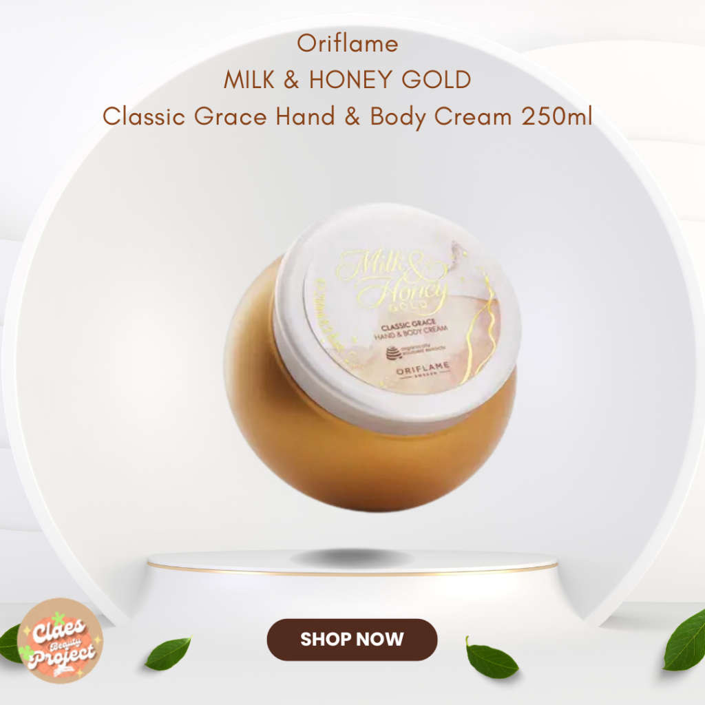 Oriflame MILK & HONEY GOLD Classic Grace Hand & Body Cream 250ml