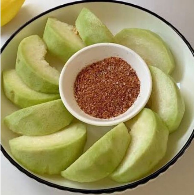 

RUJAK JAMBU KRISTAL FREE BUMBU BANGKOK DAN BUMBU GULA