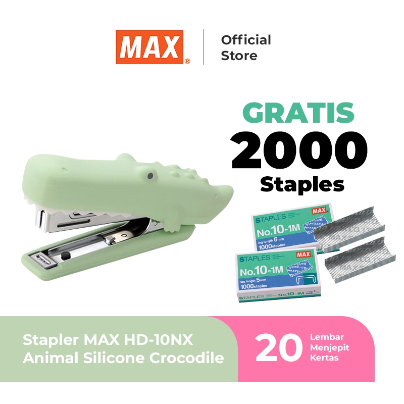 

STAPLER MAX HD - 10 NX LIMITED EDITION + ISI STAPLES 10-1 M ( 2 PCS)