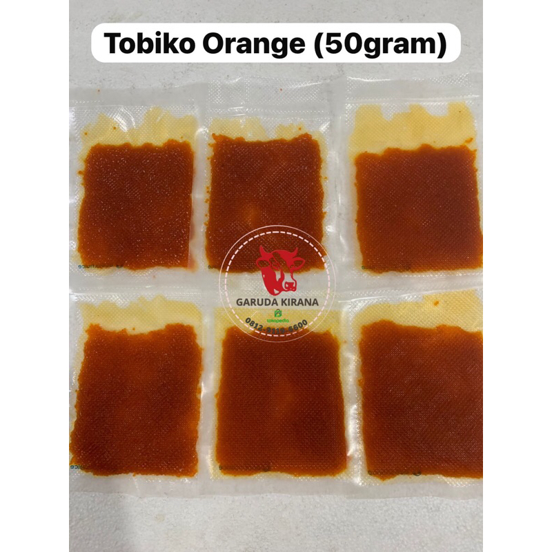 

Tobiko/ Telur Ikan Flying Fish Premium orange Rp. 32.000/pack