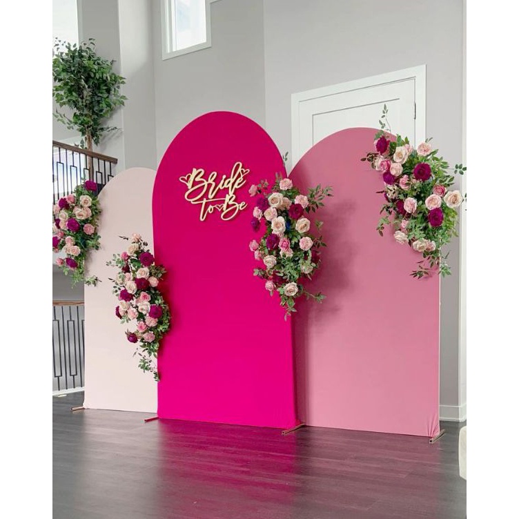 Special Packing COD Kain Standing Oval Tinggi 2 Kain Dekorasi Jersey Jersy Sudah Di Jahit Langsung P