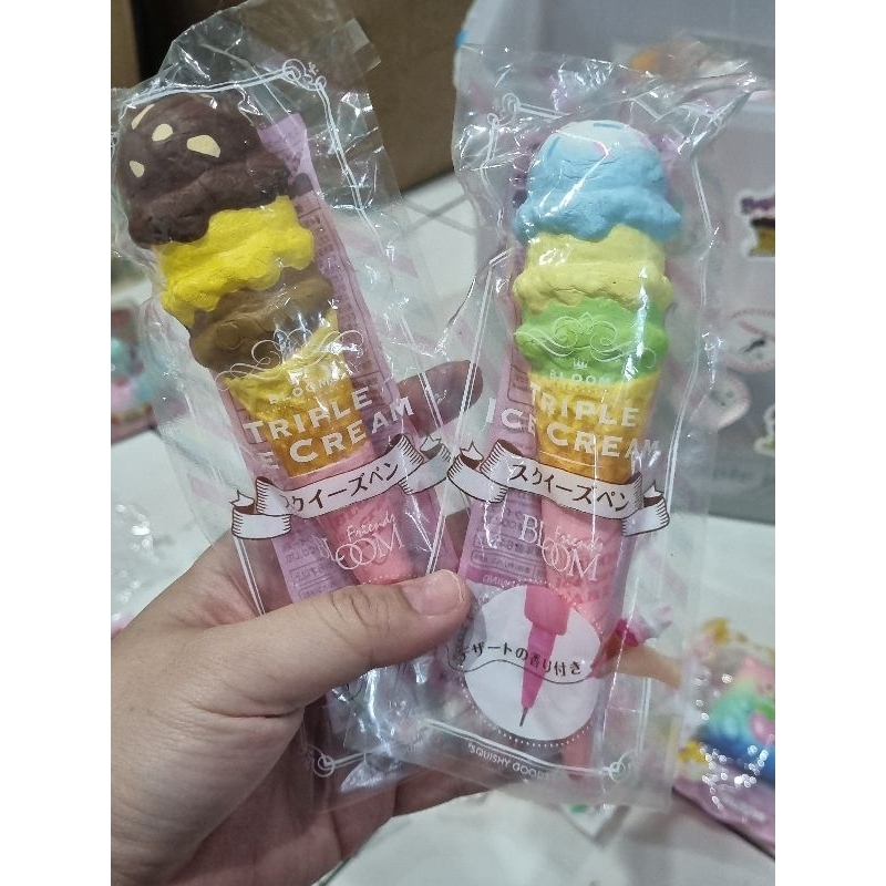 ibloom triple ice cream squishy pen