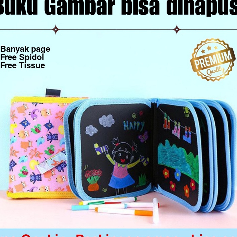 

SIAP KIRIM GAN Buku Gambar Portable Buku Gambar Ajaib Anak Bisa Dihapus