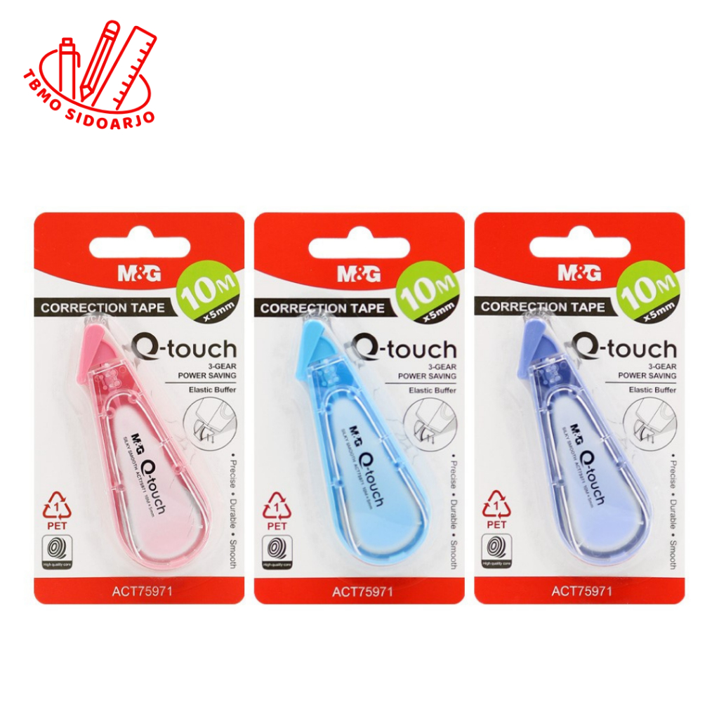 

TBMO M&G Correction Tape Q-Touch 10mx5mm / Tipe X Kertas ACT75971
