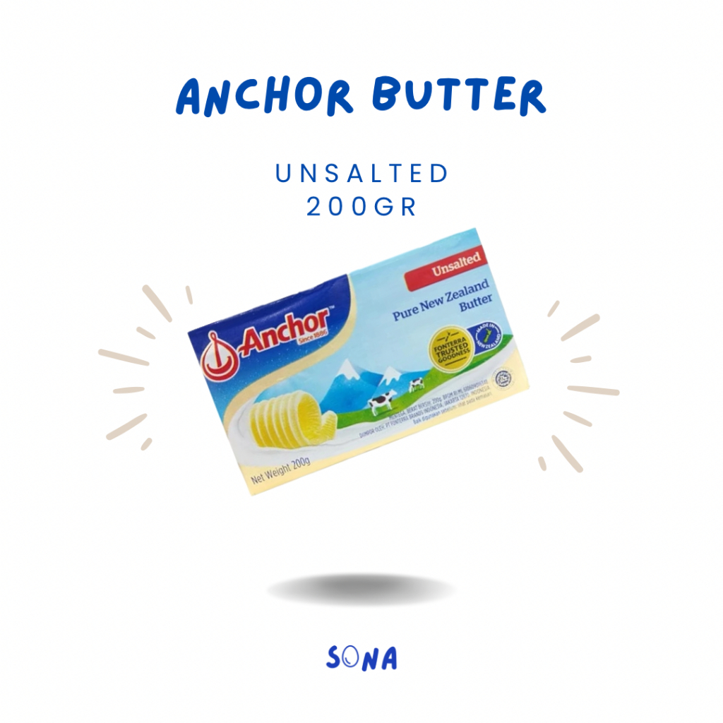 

Anchor Unsalted Butter 200gr