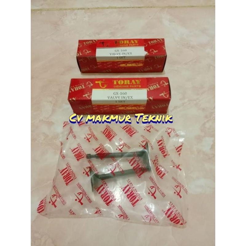 klep GX 160 ,Valve set GX 160 ,Valve in ex GX 160