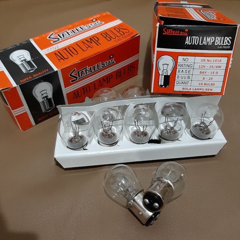 bohlam bola bulb lampu rem stop belakang bebek matic stanlee star