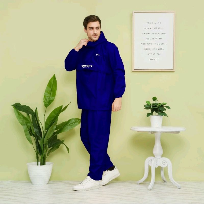 Jas Hujan Dewasa Saku Kangguru Twins19| Raincoat Waterproof Pria Wanita