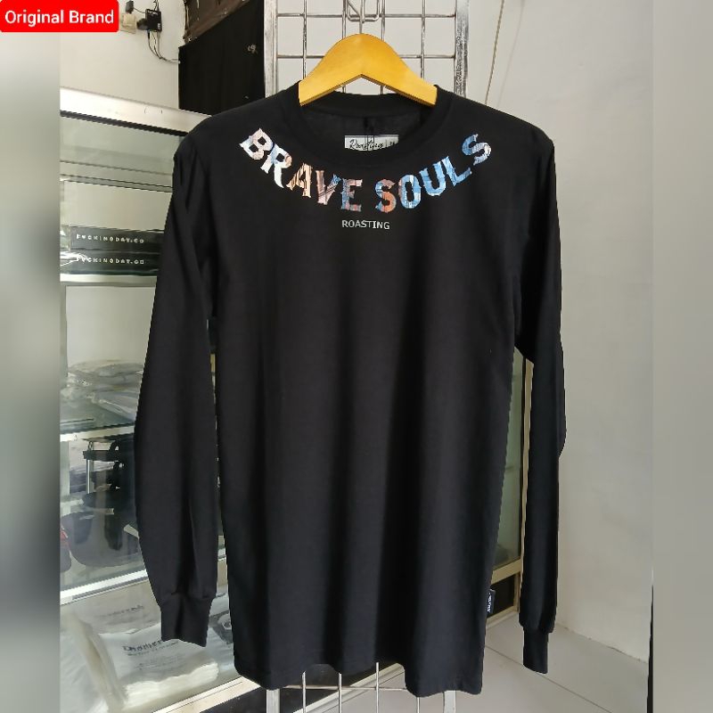 Roasting Shape | Kaos Lengan Panjang Size M Hitam