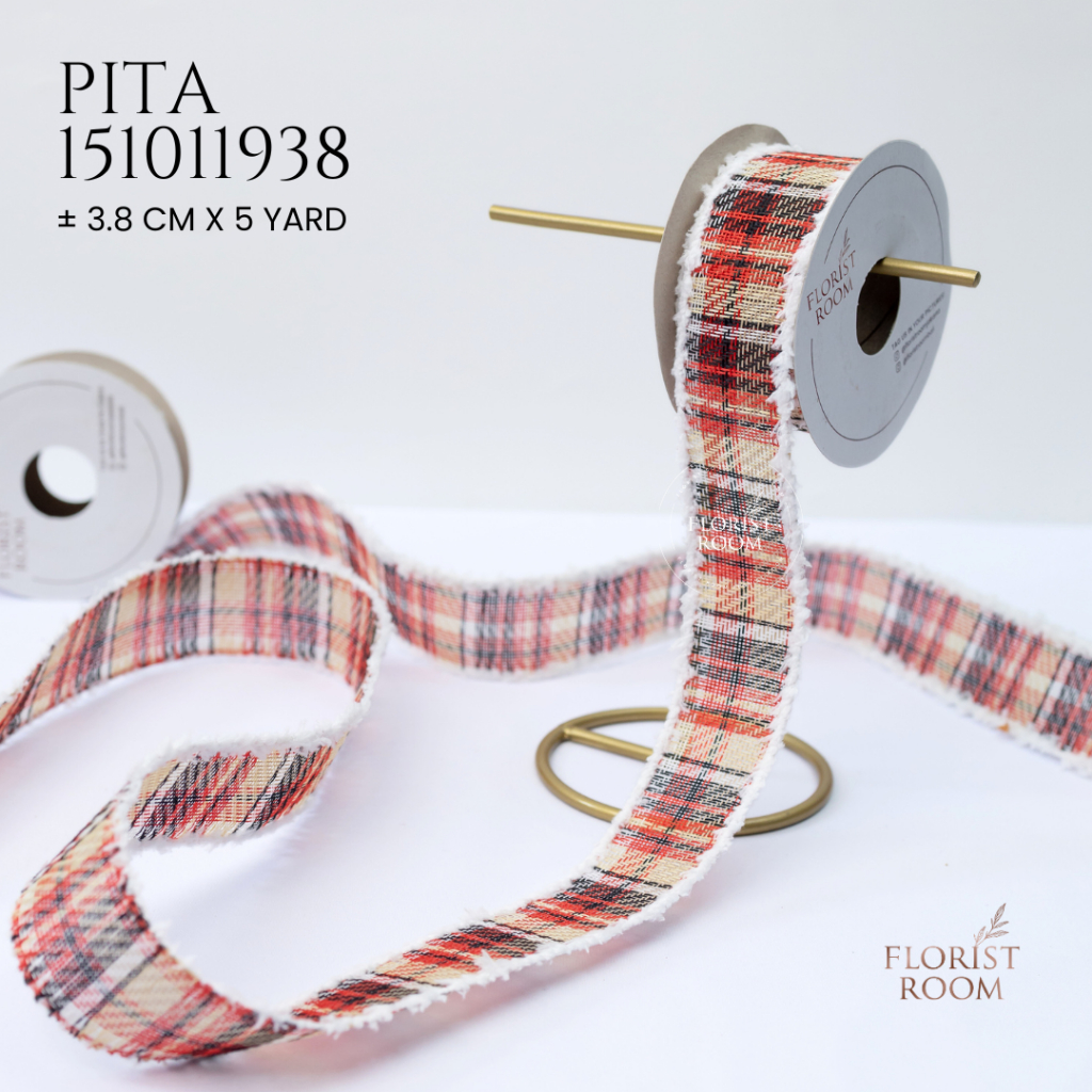 

Pita 151011938 ±3.8cm x 5yard - Christmas Ribbon