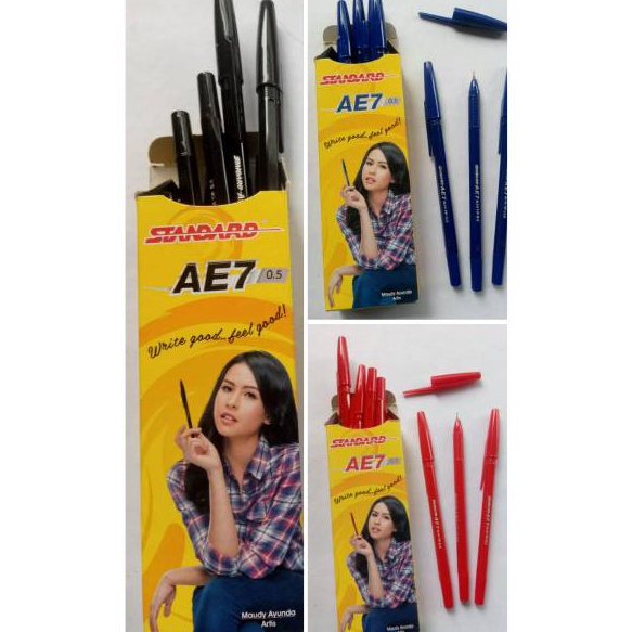 

BRAND PULPEN STANDAR AE 7 UKURAN MATA PEN 5 MM