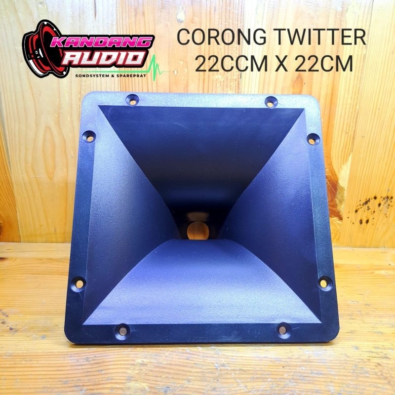 CORONG TWITTER DRAT HORN TWITTER DRAT 22CM X 22CM