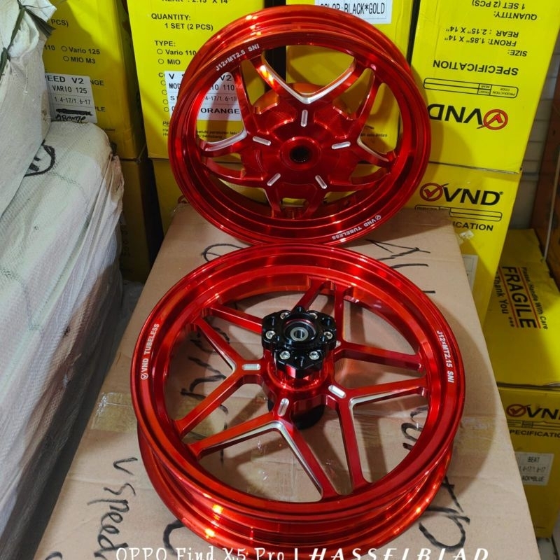 Velg Racing Vnd V Speed Bintang Grand Filano / Pelek Racing V Speed Filano 215/215-12