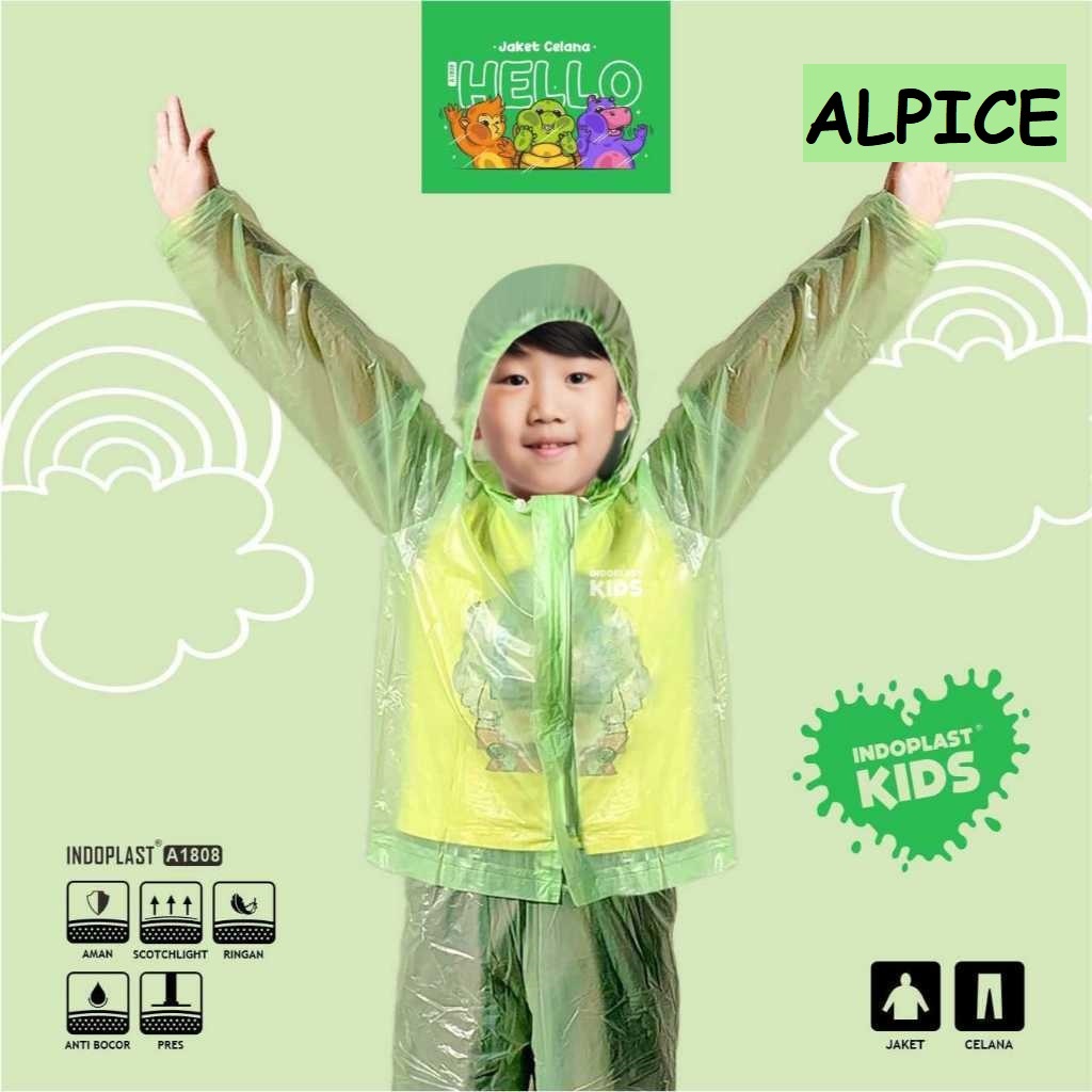 Jas Hujan Anak 3 Tahun Hello Indoplast